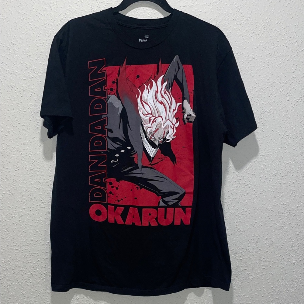 Okarun Black Graphic Tee